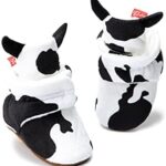 Meckior Newborn Infant Baby Girls Boys Warm Fleece Winter Booties First Walkers Slippers Shoes