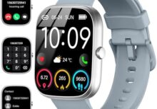 Smart Watch for Men Women (Answer/Make Call), 2024 HD 1.91"Smartwatch Fitness Activity Tracker, 110+ Sports IP68 Waterproof, Heart Rate/Sleep Monitor/Pedometer/Calories, Fitness Watch for Android iOS