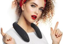 Neckband Speaker, Wireless Wearable Speaker True 3D Stereo HiFi Sound, Portable Personal Body Speakers with 24H Playtime，Wearable Speaker for Home, Office, and Outdoors