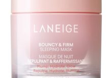 LANEIGE Bouncy and Firm Sleeping Mask: Revitalize, Smooth, Peony & Collagen Complex, Barrier-Boosting Hydration