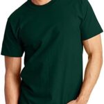 Hanes Men's T-Shirt, Beefy-T Heavyweight Cotton Crewneck Tee, 1 or 2 Pack, Available in Tall Sizes