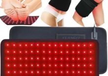 Red Light Therapy Infrared Light Therapy Pad Wearable Wrap Heating Pad for Body Pain Relief Back Waist Shoulder Knee Feet Faster Body Energy Recovery with Timer