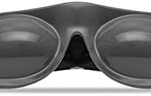 Eyeseals 4.0 Sleep Mask – Charcoal – Moisturizing Eye Masks for Sleep Keep Dry Air Out – Latex-Free Eye Mask Great for CPAP Users​