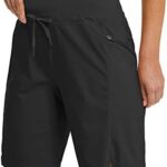 BALEAF Women's Hiking Long Shorts 9"/11" Quick Dry Bermuda Cargo for curvy Lightweight Pockets