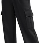 AUTOMET Womens Cargo Sweatpants Oversized Fleece Joggers Fall Fashion Outfits Y2k Clothes 2024 with Pockets