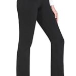 BALEAF Womens Dress Pants 29"/31" Yoga Work Pants Straight Leg/Bootcut Pull On Slacks Business Casual Office Pockets