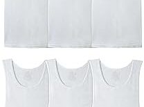 Fruit of the Loom Men's Sleeveless Tank A-Shirt, Tag Free & Moisture Wicking, Ribbed Stretch Fabric