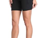 Colorfulkoala Women's High Waisted Biker Shorts with Pockets 6" Inseam Workout & Yoga Tights