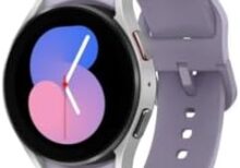 Samsung Galaxy Watch 5 40mm LTE Smartwatch, US Version, Silver Bezel w/ Purple Band (Renewed)