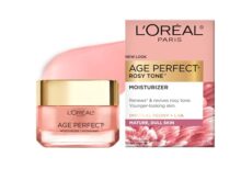 L'Oreal Paris Age Perfect Rosy Tone Anti-Aging Face Moisturizer, Renew & Revive Healthy Tone, 1.7 oz