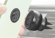 NEW 2024 Magnetic Air Vent Phone Mount for Car - for Any Smartphone (iPhone, Android Cell Phone, GPS) | Stylish All-Metal One-Hand & One-Sec Phone Car Holder, 100 to Safeness & Comfort