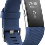 Fitbit Charge 2 Heart Rate + Fitness Wristband, Blue, Large (US Version), 1 Count