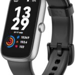 Fitness Tracker Watch with Heart Rate Blood Oxygen Sleep Monitor, IP68 Waterproof Smart Watches, Step Calorie Counter Activity Trackers and Smartwatches for Women Men