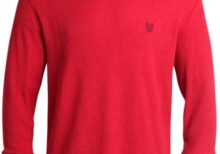 Chaps Men's Long Sleeve Shirt - Casual Thermal Crewneck Shirt - Waffle Knit Shirt for Men (M-XXL)