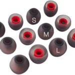 12X Eartips Replacement for bmani T16 / bmanl/ZINGBIRD Z67 / occiam T17,K23-2023 / Orancu A12 / TOZO T6 / T10 / RIZIZI A12 Wireless Earbuds Earpad