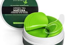 Green Tea Matcha Eye Mask Under Eye Patches Treatment for Dark Circles, Eye Bags, Puffiness - Anti-Wrinkle With Hyaluronic Acid and Collagen - 30 Pairs/60 Pcs.