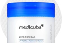Medicube Zero Pore Pads 2.0, Dual-Textured Facial Toner Pads for Exfoliation and Pore Care with 4.5% AHA Lactic Acid & 0.45% BHA Salicylic Acid, Ideal for All Skin Types, Korean Skin Care (70 Pads)