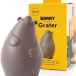 OTOTO Barry The Bear Box Cheese Grater - Compact Stainless Steel Grater, Kitchen Grater, Cheese Shredder, Vegetable Grater, Food Grater & Shredder - Fun Kitchen Gadget