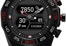 Citizen CZ Smart PQ2 Hybrid Smartwatch with YouQ Wellness app Featuring IBM Watson® AI and NASA Research, Black and White Customizable Display, Bluetooth, HR, Activity Tracker, 18-Day Battery Life