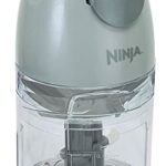 Ninja QB900B Master Prep Food Processor Blender with 48 oz Pitcher & 16 oz Chopping Bowl, Perfect for Frozen Blending & Chopping, 400 Watts, Dishwasher Safe, Countertop, Grey