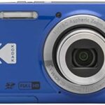 KODAK PIXPRO FZ55-BL 16MP Digital Camera 5X Optical Zoom 28mm Wide Angle 1080P Full HD Video 2.7" LCD Vlogging Camera (Blue)