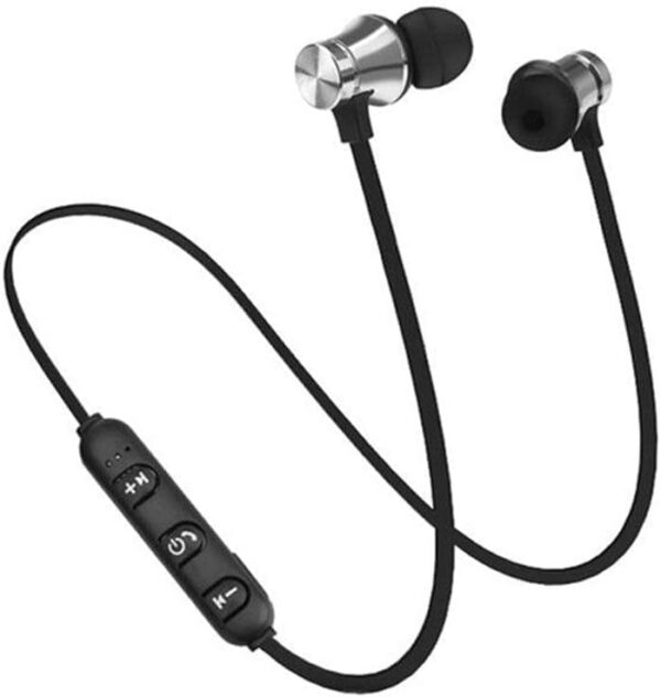 Black Earphone in-Ear Stereo Headset Earphone Wireless Bluetooth Headphone Earbud Headphones Accessories