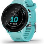 Garmin Forerunner 55, GPS Running Watch with Daily Suggested Workouts, Up to 2 weeks of Battery Life, Aqua