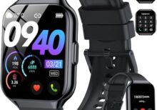 Smart Watch for Men Women (Answer/Make Call), 1.96" HD Smartwatch Fitness Activity Tracker, 110+ Sports IP68 Waterproof, Heart Rate/Sleep Monitor/Pedometer/Calories, Fitness Watch for Android iOS