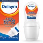 Delsym No Mess Vapor Roll-On Cough Suppressant & Topical Analgesic 1.76 oz with Camphor, Eucalyptus Oil, Menthol, Adults & Kids, Maximum Strength