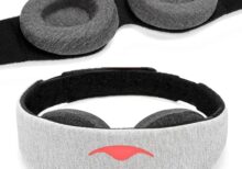 Manta Sleep Mask - 100% Light Blocking Eye Mask, Adjustable Sleeping Mask with Detachable Eye Cups, Ultra Comfortable for Women & Men, Zero Pressure on Lashes, Perfect for Deep Rest/Travel/Shift Work