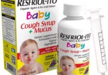 Resfriolito Baby Cough Syrup + Mucus 2 fl oz Infants 2 Months+ Grape Flavor - Jarabe para la TOS + Flemas