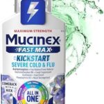Mucinex Fast-Max Severe Cold & Flu Medicine with Guaifenesin & Dextromethorphan, 6 fl oz