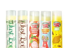 Lappy Lips and Just Bee Organic 100% Natural Lip Balm for Adults and Kids (Family Pack) Organic Essential Oil - for Dry Chapped Lips to Restore and Heal